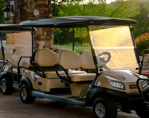 six seater golf cart