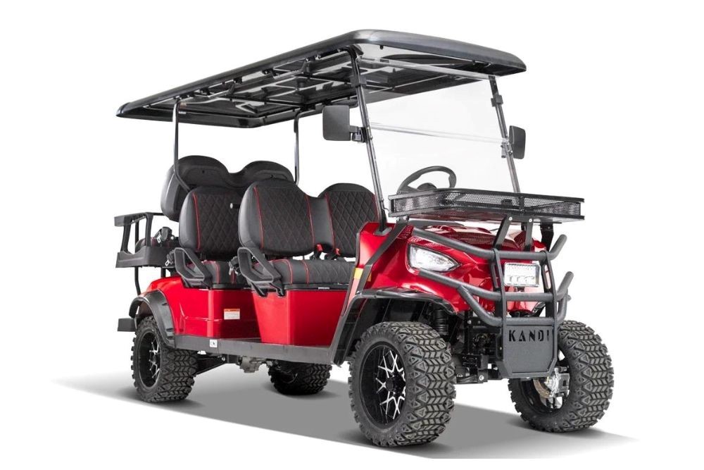 6 seater golf cart (red)